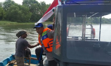 Cuaca-Ekstrem,-Satpolairud-Polresta-Sidoarjo-Masifkan-Patroli-Kawasan-Pesisir