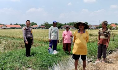 Dukung-Ketahanan-Pangan,-Polsek-Balongbendo-Aktif-Dampingi-Warga