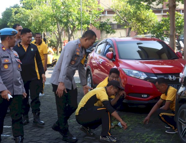 Polresta Sidoarjo Gelar Kurve Serentak, Wujud Peduli Kebersihan Lingkungan