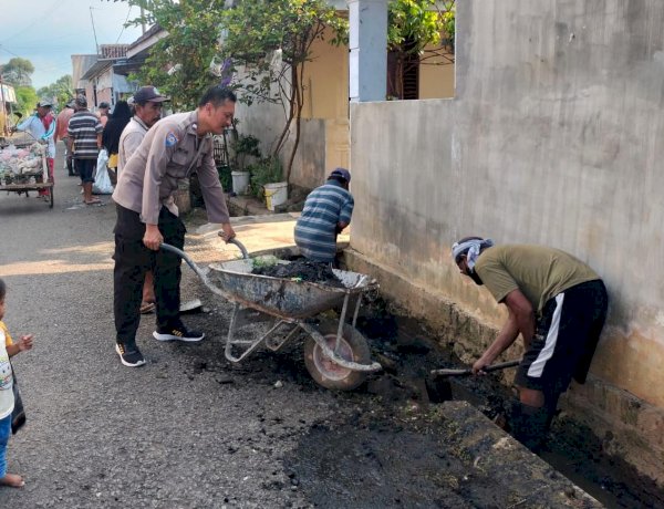 Polres Probolinggo Kota Gelorakan Gerakan Indonesia ASRI, Bersama Lintas Sektor Bersihkan Lingkungan
