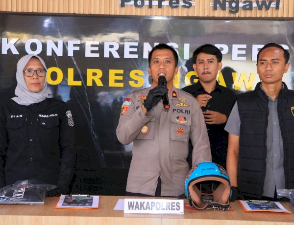 Polres Ngawi Amankan 2 Tersangka Pengeroyokan di Paron Motif Atribut Perguruan Silat