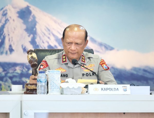 Pimpin Anev, Kapolda Jatim : Situasi Kamtibmas Jawa Timur Januari - Maret 2026 Kondusif