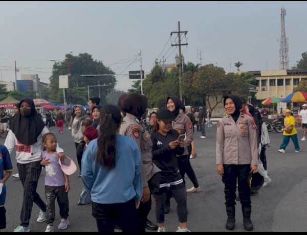 Harkamtibmas, Polresta Sidoarjo Maksimalkan Patroli Polwan Jenggala Presisi