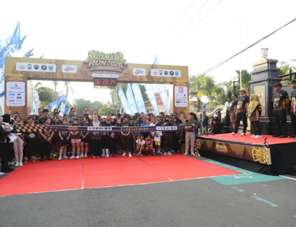 Polres Magetan Gelar Playon Bersama Masyarakat Sambut Hari Bhayangkara ke-80