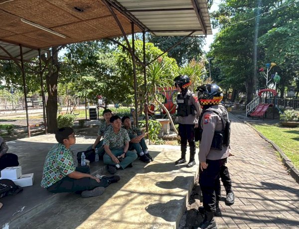 Polwan Polresta Sidoarjo Patroli Kamtibmas, Berikan Rasa Aman dan Nyaman Masyarakat