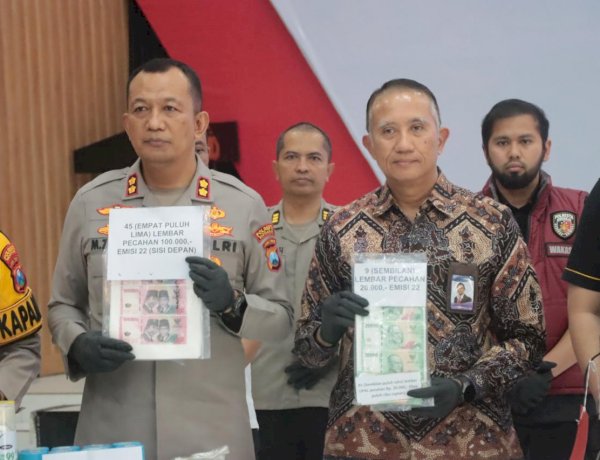 Polresta Sidoarjo Ungkap Jaringan Upal Lintas Provinsi Amankan 3 Tersangka