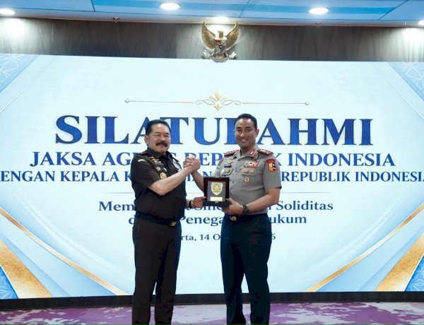Temui Jaksa Agung, Kapolri Suyudi Dorong Kolaborasi Penegakan Hukum