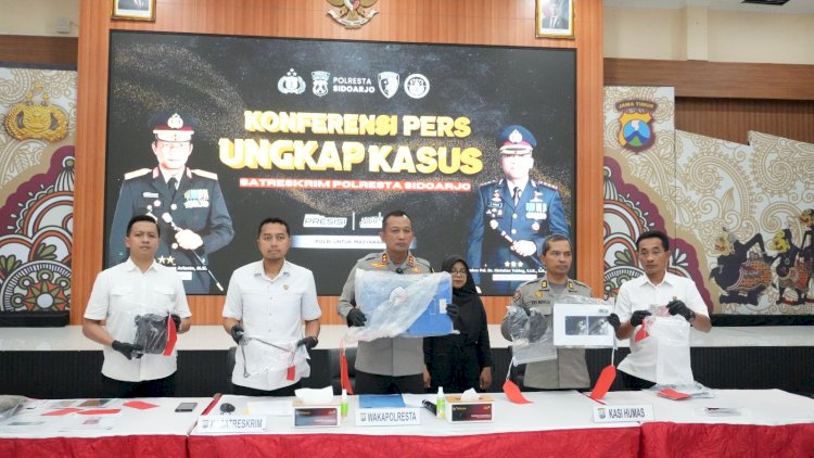 Bobol-Brankas-Garasi-Bus,-Polresta-Sidoarjo-Berhasil-Ringkus-Pelaku-di-Lamongan