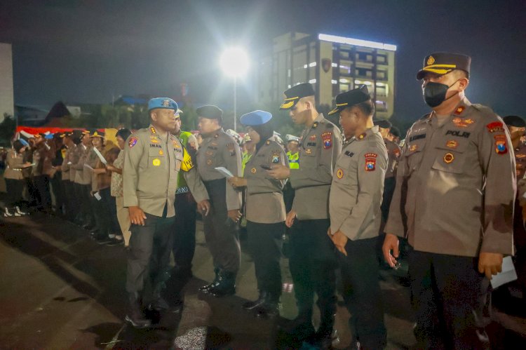 Ribuan Personel Polda Jatim Disiagakan di Malam Pergantian Tahun Baru 2024