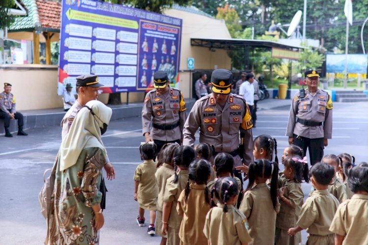 Dekat dan Bersahabat, Polres Lumajang Gelar Program Polisi Sahabat Anak