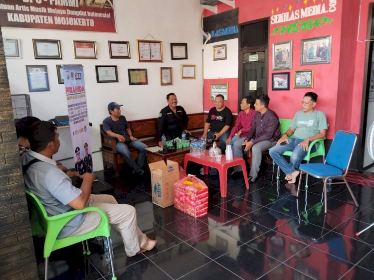 Wujudkan Pemilu 2024 Damai, Polres Mojokerto Gandeng Awak Media Tangkal Berita Hoaks