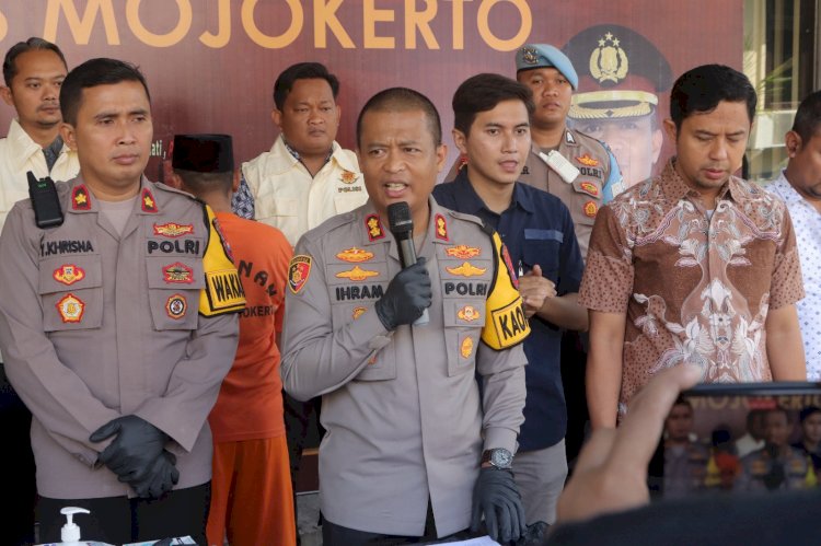 Polres Mojokerto Amankan Oknum Kades Diduga Korupsi Dana Desa