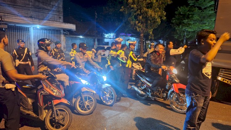 Razia Balap Liar, Polisi Amankan Puluhan R2 di Dua Lokasi di Pamekasan