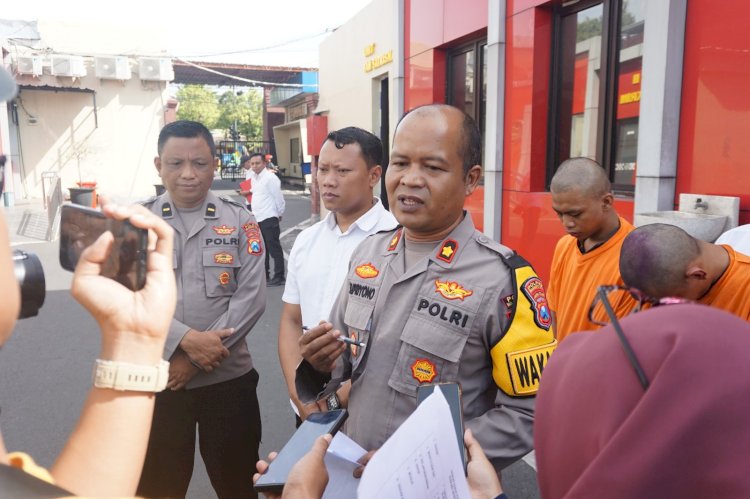 Polres Mojokerto Kota Berhasil Tagkap Dua Jambret, Pelaku Baru 6 Jam Keluar dari Lapas Malang