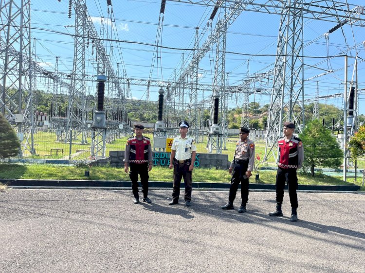 Polres Situbondo Gelar Patroli Obvit Gardu Induk PLN Dukung Pengamanan WWF ke – 10 di Bali