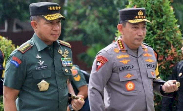 Hasil Survei Litbang Kompas : TNI – Polri Jadi Dua Lembaga Negara Yang Memiliki Citra Positif Teratas