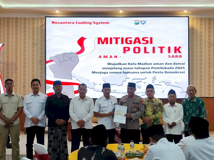 Polres Madiun Kota Gelar FGD dan Deklarasi Da'i Kamtibmas Cegah Isu SARA Jelang Pilkada 2024