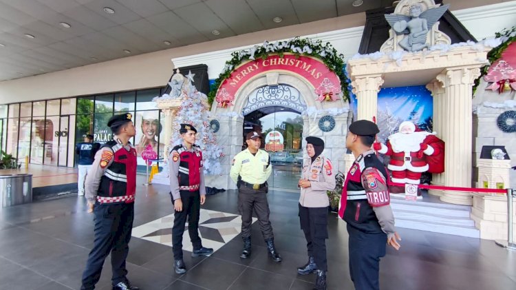Polisi Sidoarjo Masifkan Patroli di Pusat Perbelanjaan Berikan Rasa Aman Saat Nataru