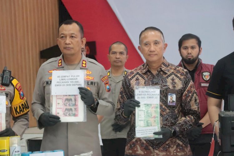 Polresta Sidoarjo Ungkap Jaringan Upal Lintas Provinsi Amankan 3 Tersangka