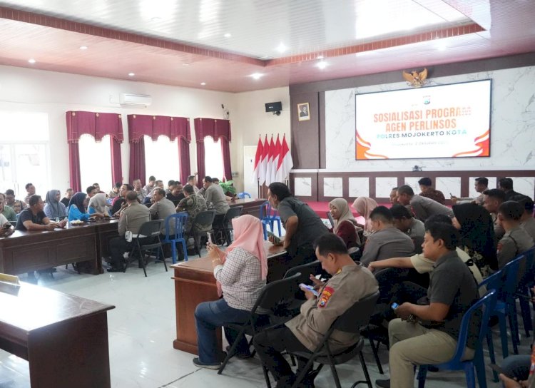 Sinergi Lintas Instansi, Polres Mojokerto Kota Siapkan Personel Jadi Agen Perlinsos