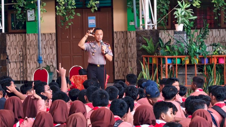 Polresta Sidoarjo Ajak Pelajar Giat Belajar untuk Cegah Radikalisme dan Bullying